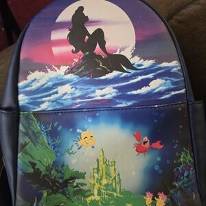 Little Mermaid Silhouette Loungefly Backpack